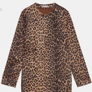 Faux Suede Coat (Zara) New